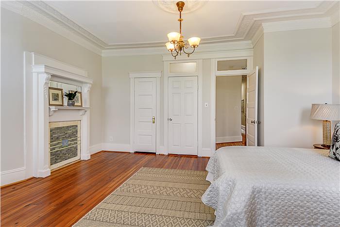 1239 E ST SE Washington DC master bedroom decorative fireplace